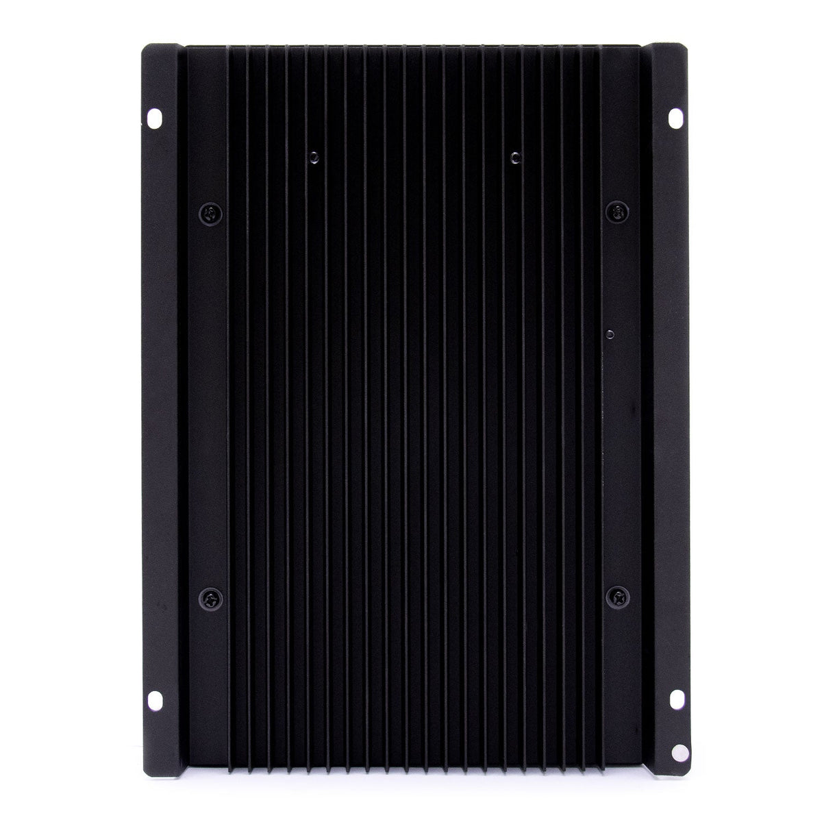 Rear heatsink fins of the Midas 40 amp solar charge controller