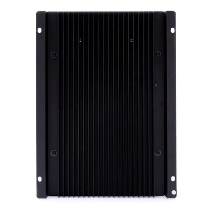 Rear heatsink fins of the Midas 40 amp solar charge controller