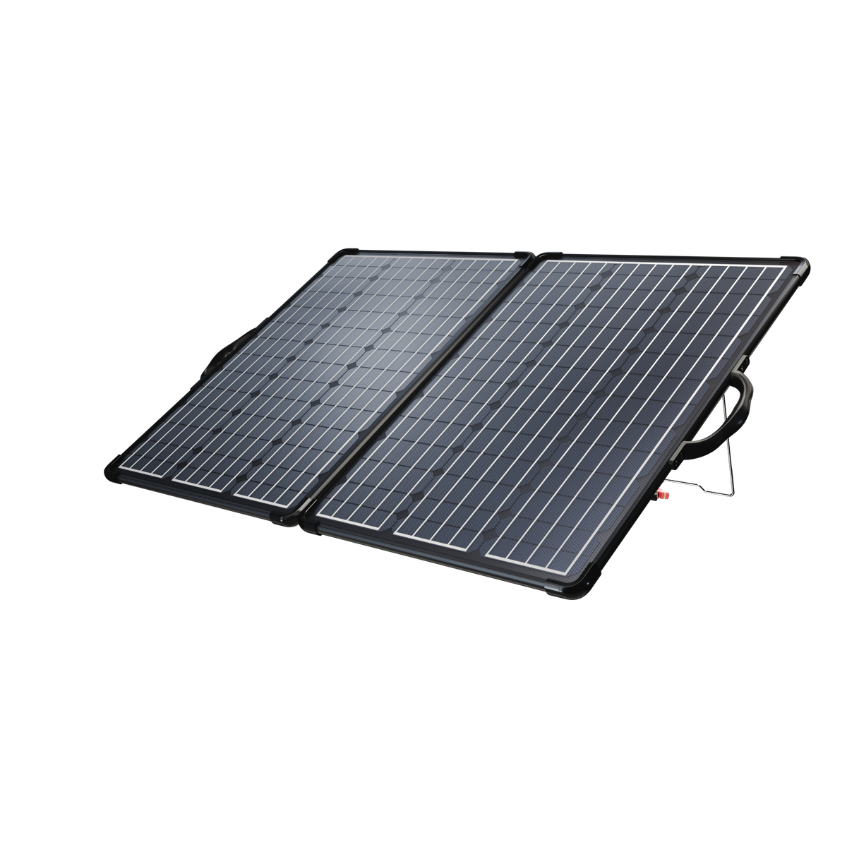 ACOPower PLK 120W portable solar panel kit fully unfolded