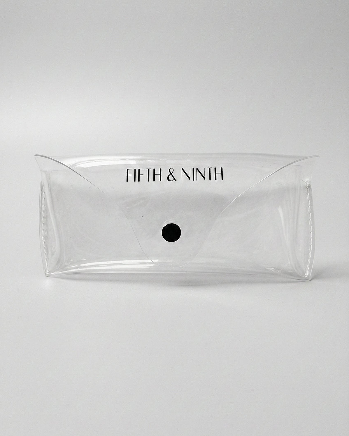 Clear Fifth & Ninth travel case included with Rowan polarized sunglasses