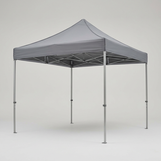 10x10 Pop-Up Shade Tent Rental – Gray Top