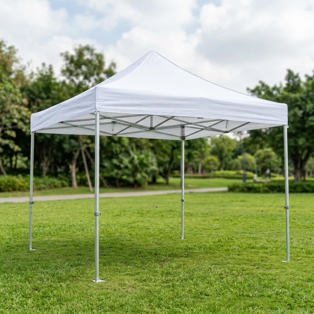 10x10 Pop-Up Shade Tent Rental – White Top