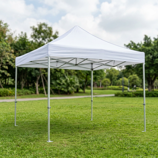 10x10 Pop-Up Shade Tent Rental – White Top